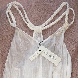 Rachel Zoe Ivory 100% Linen Dress